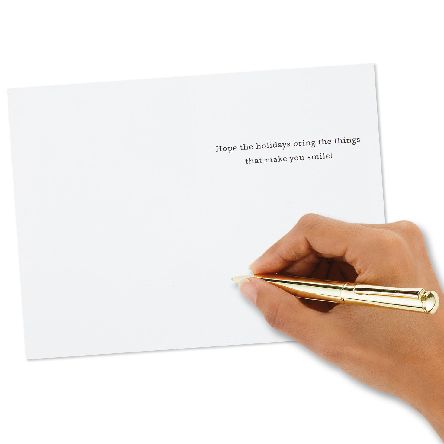 Rustic Boxed Christmas Card Assortment signing card image number 7