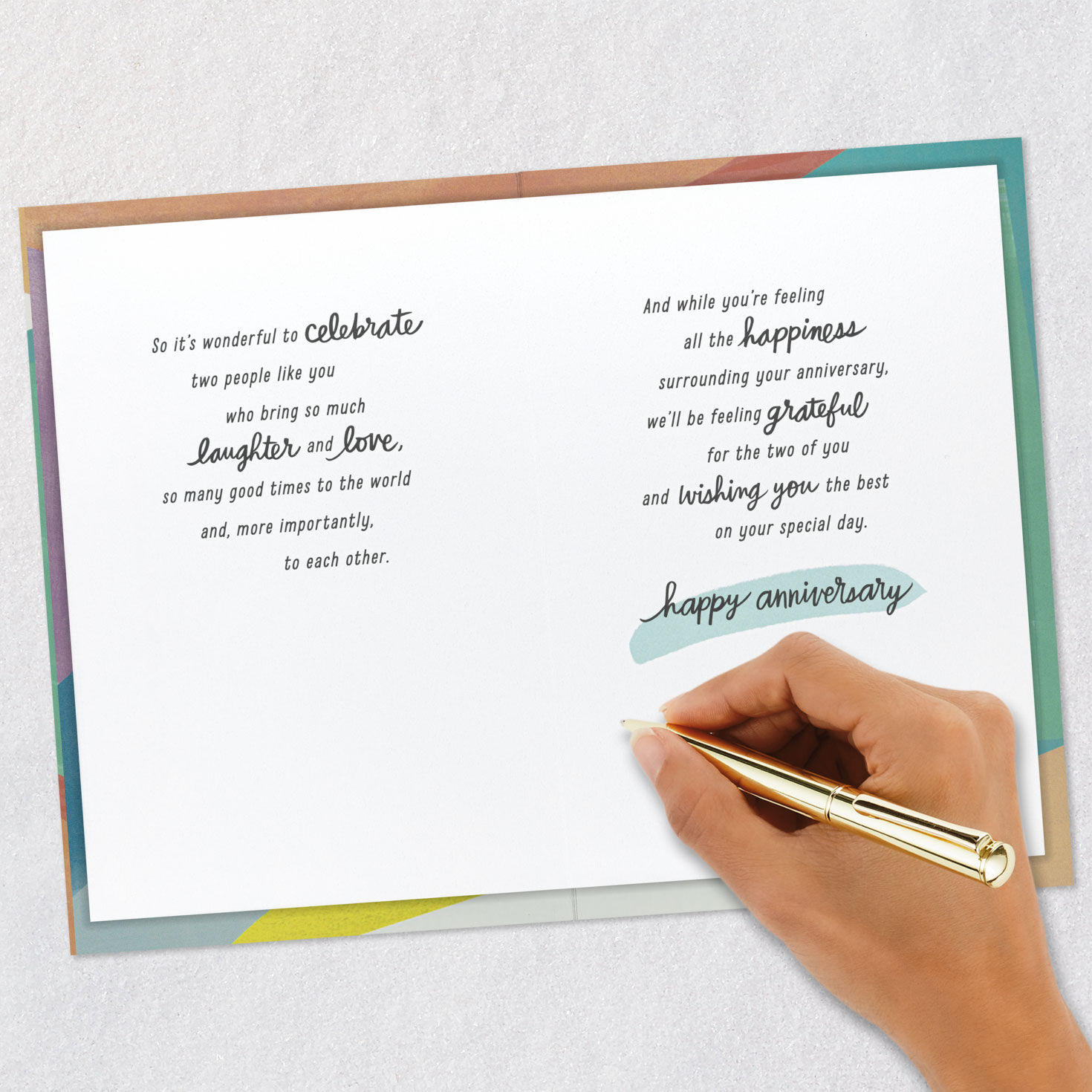 Love Is Always Something to Celebrate Anniversary Card for Couple, , large image number 7