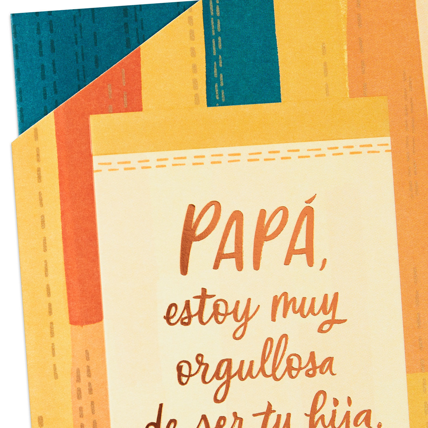 So Proud to Be Your Daughter Spanish-Language Father's Day Card for Dad, , large image number 5