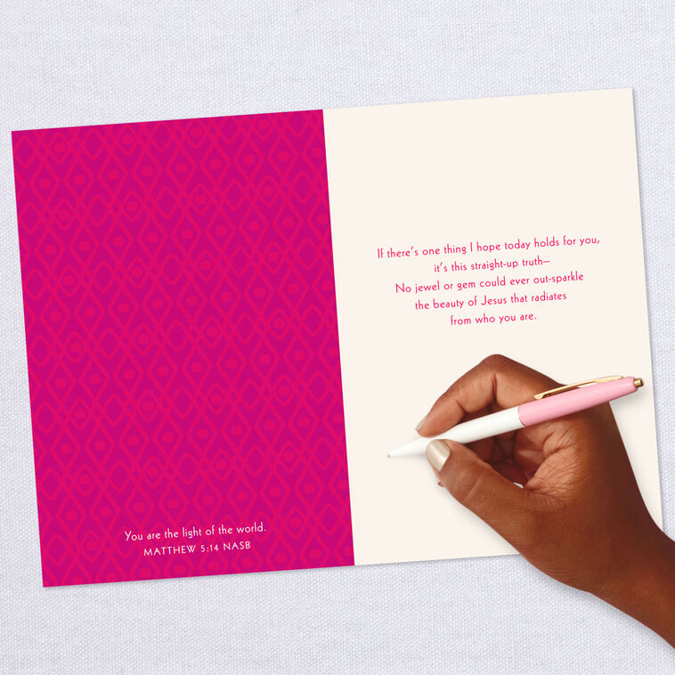 You Were Made to Shine Religious Birthday Card, , large image number 7