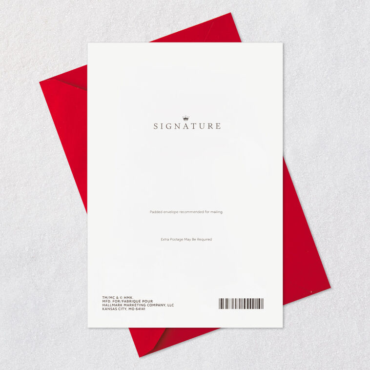 Disco Ball Santa Snowman Christmas Card, , large image number 7