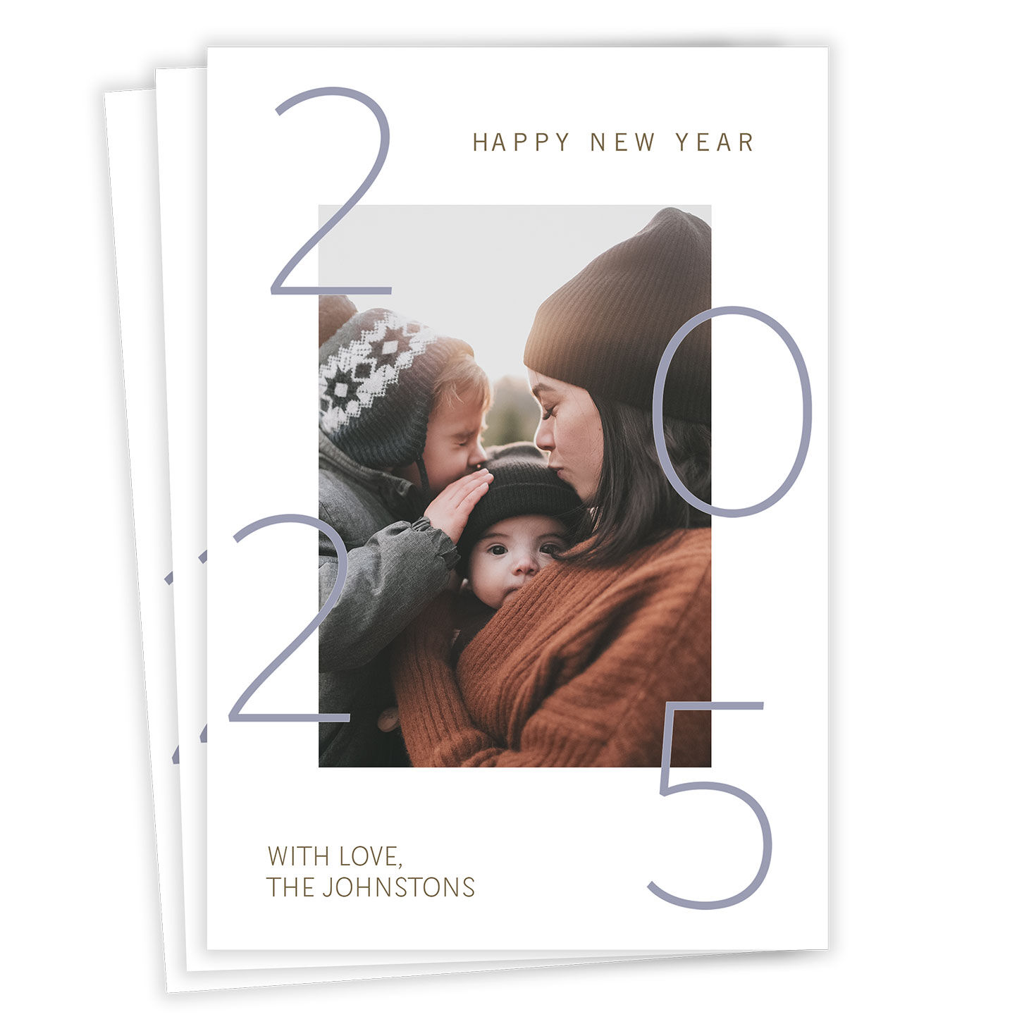 2025 Flat New Year Photo Card