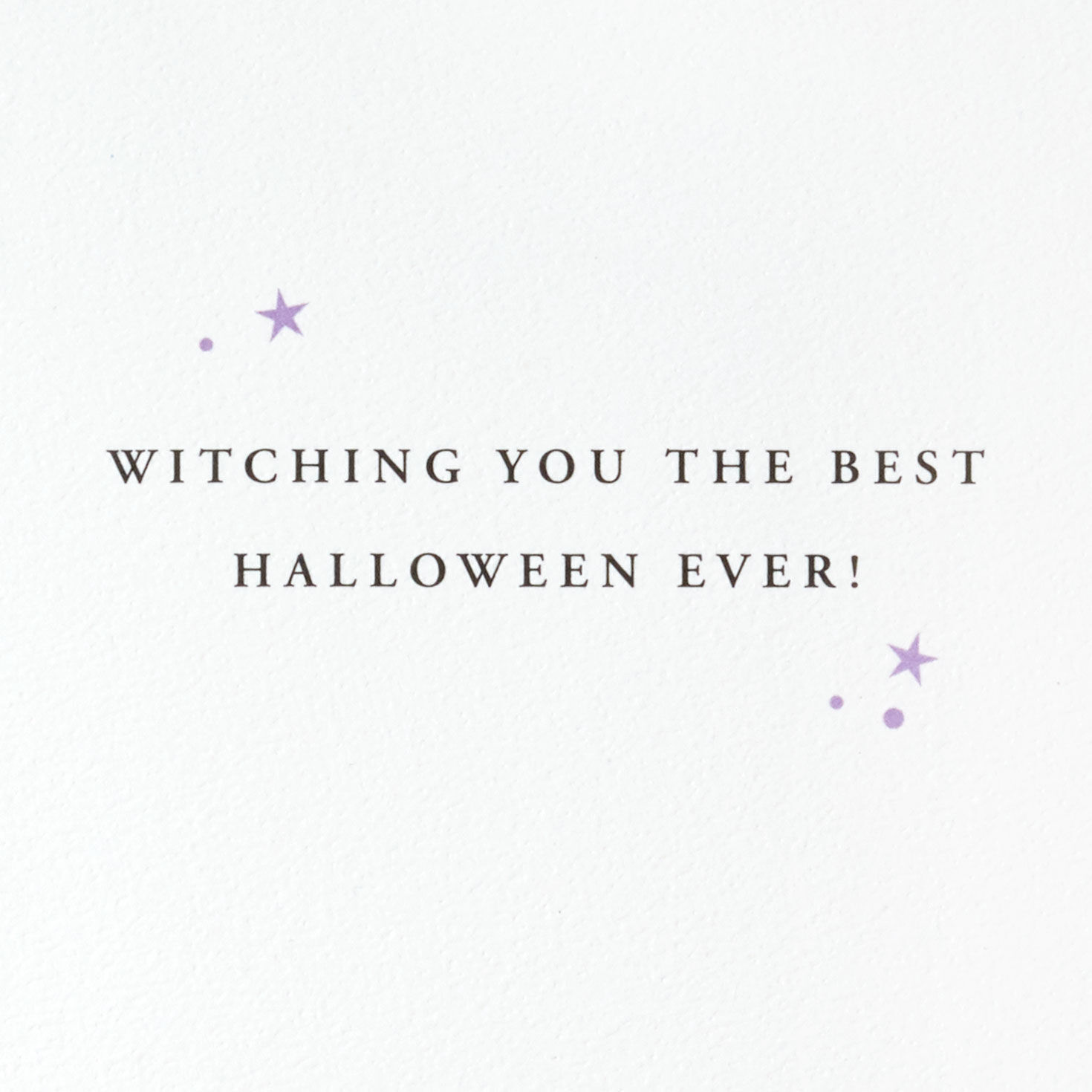Witch's Hats on Lavender Halloween Card sentiment image number 2