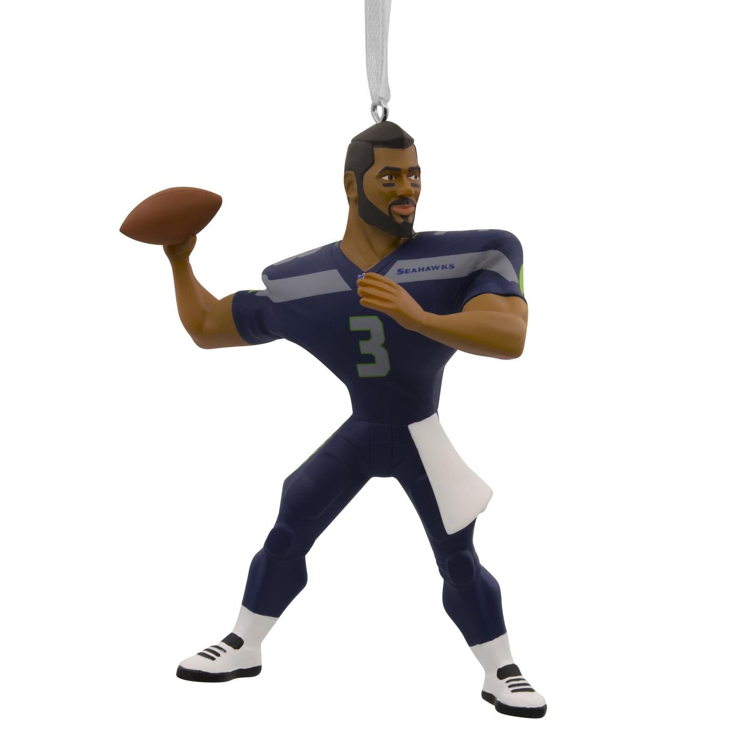 Nfl Seattle Seahawks Russell Wilson Hallmark Ornament Gift Ornaments Hallmark