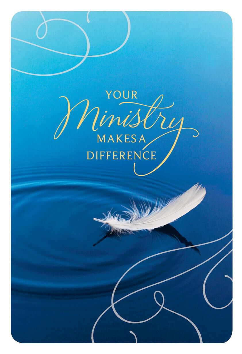 Bless Your Ministry Clergy Appreciation Card
