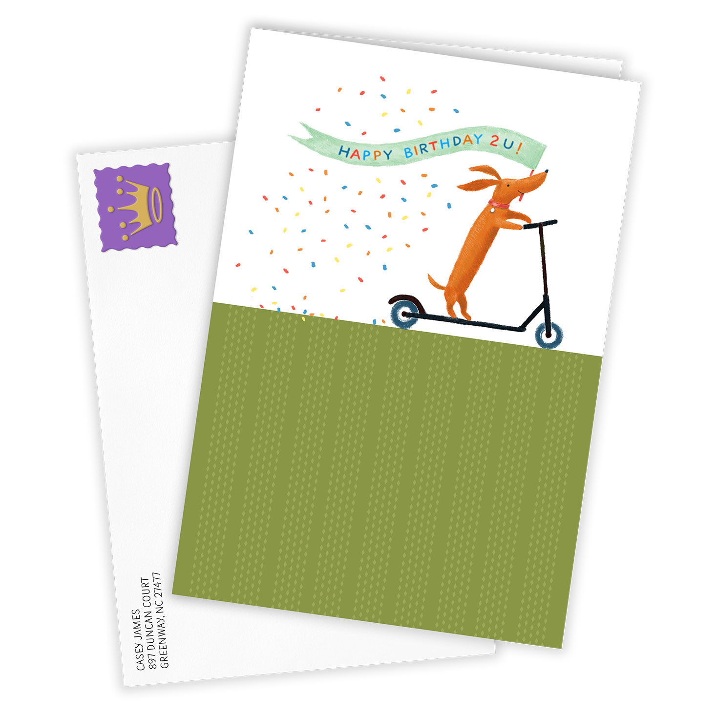 Everywhere You Want to Go Custom Birthday Card, , large image number 2