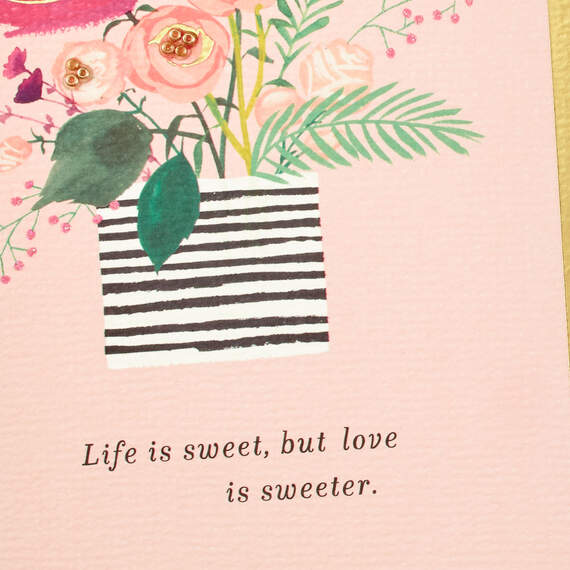 Our Love Is Sweet Anniversary Card, , large image number 4