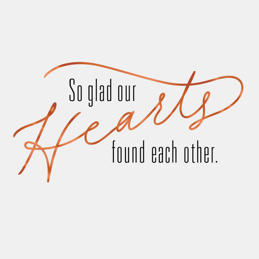 UNICEF Our Hearts Found Each Other Love Card, 