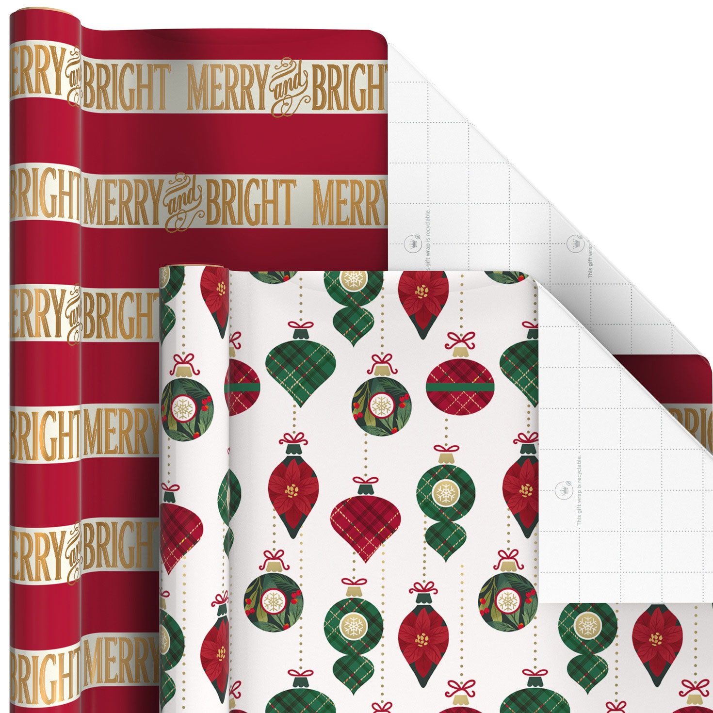 Classic Santa Assorted Christmas Wrapping Paper  image number 6