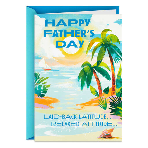 Waves of Love and Gratitude Romantic Pop-Up Father's Day Card, 