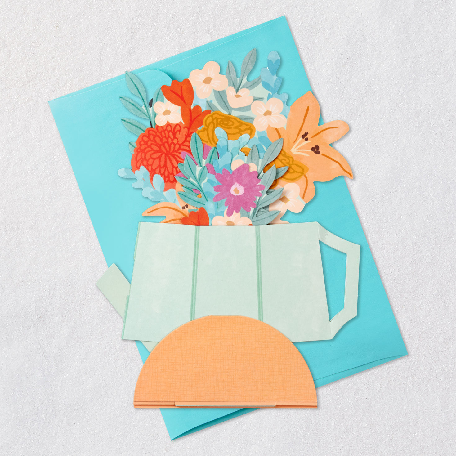 Watering Can With Flowers Pop-Up Card for Mom  image number 8