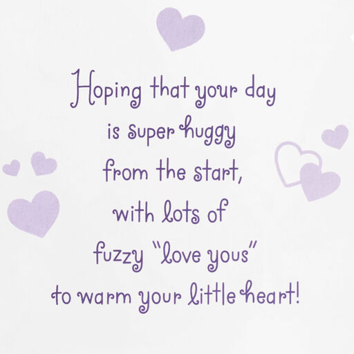 Cute Red Bear Baby's First Valentine's Day Card, 