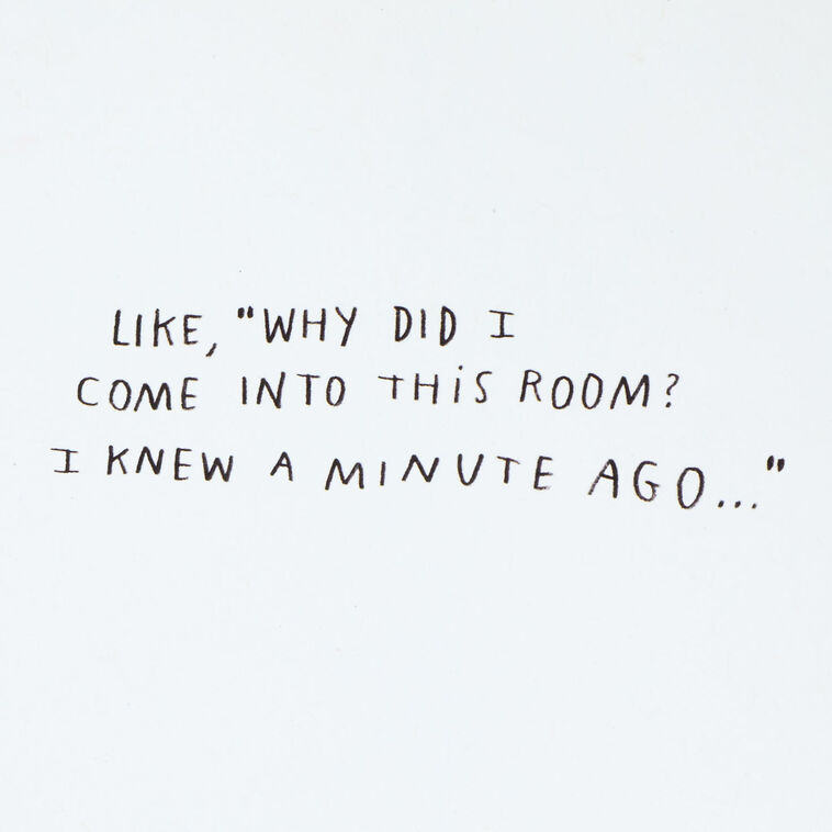 Lettering and Question Marks Funny Birthday Card Sentiment image number 2