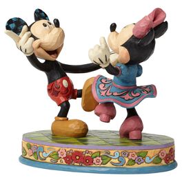 Jim Shore® Swinging Sweethearts Mickey and Minnie Mouse Figurine, Jim Shore® Swinging Sweethearts Mickey and Minnie Mouse Figurine, , large