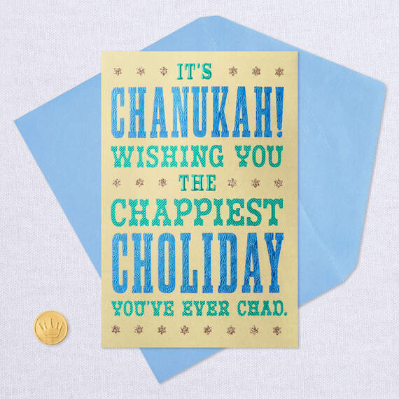 Chappy Chanukah Funny Hanukkah Card, , large image number 5