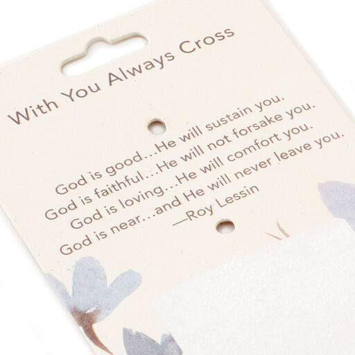 With You Always Wooden Holding Cross, 