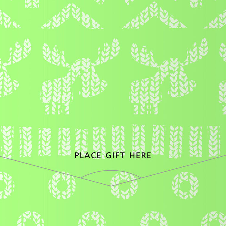 Cool Santa Moose Grandson Christmas Card sentiment image number 3