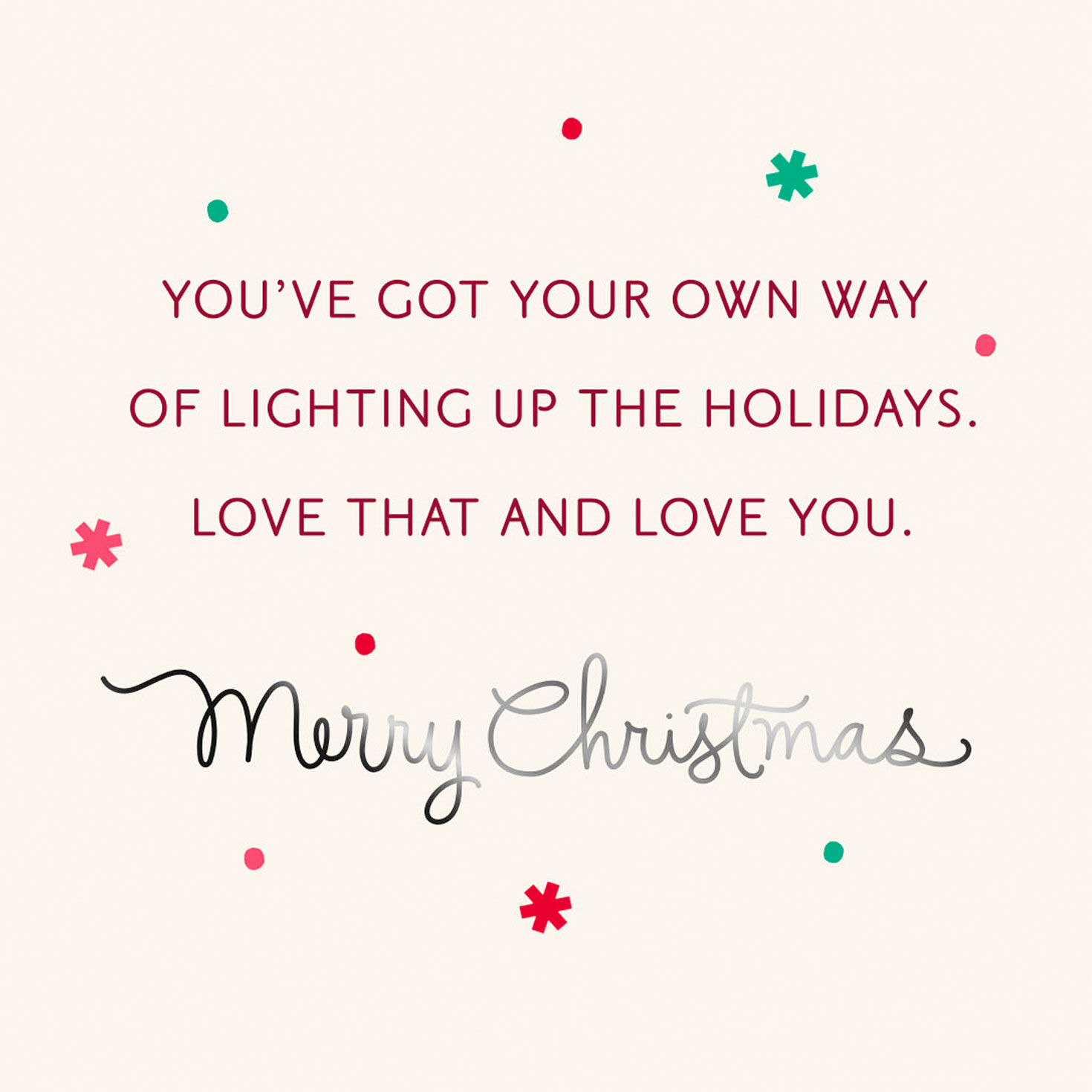 Black Woman Silhouette Granddaughter Christmas Card Sentiment image number 2