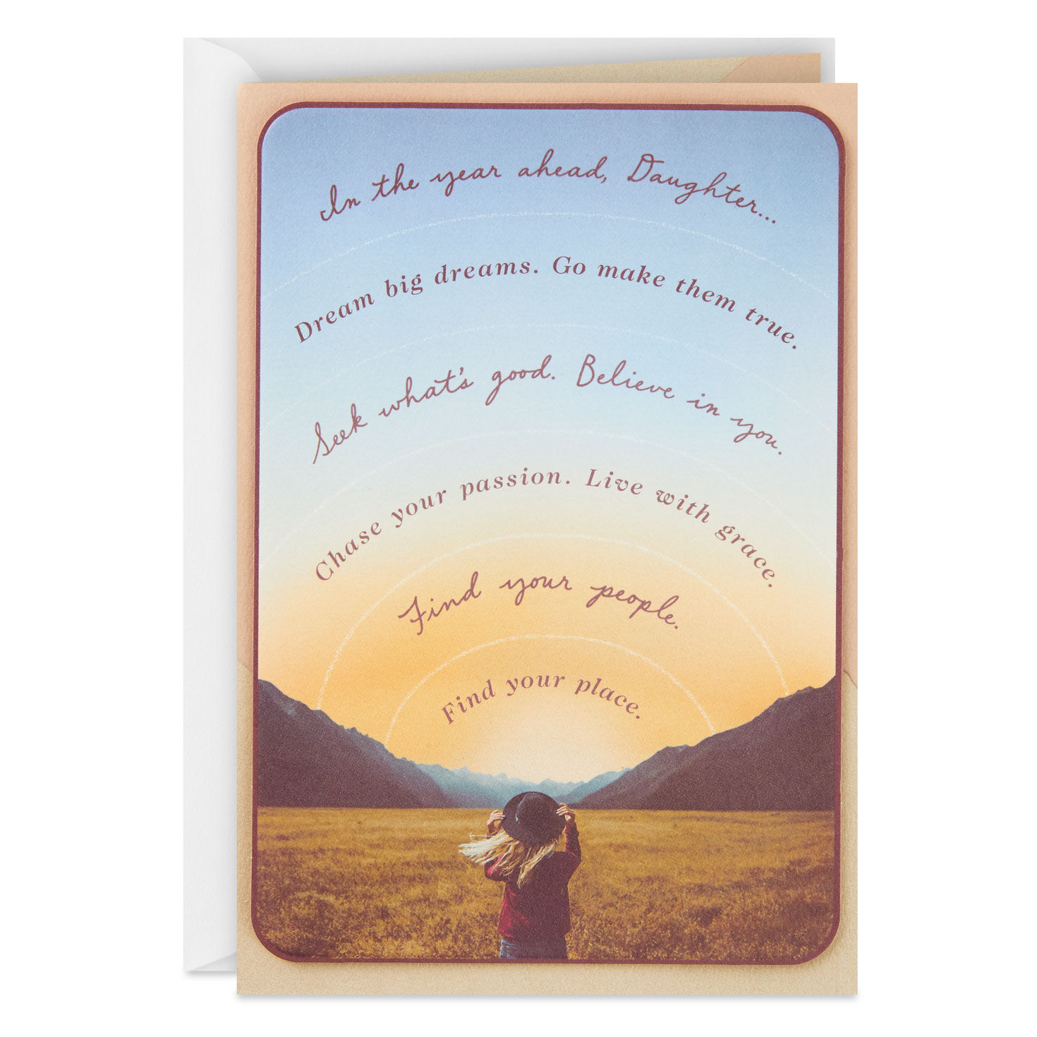 Believe In You Birthday Card for Daughter