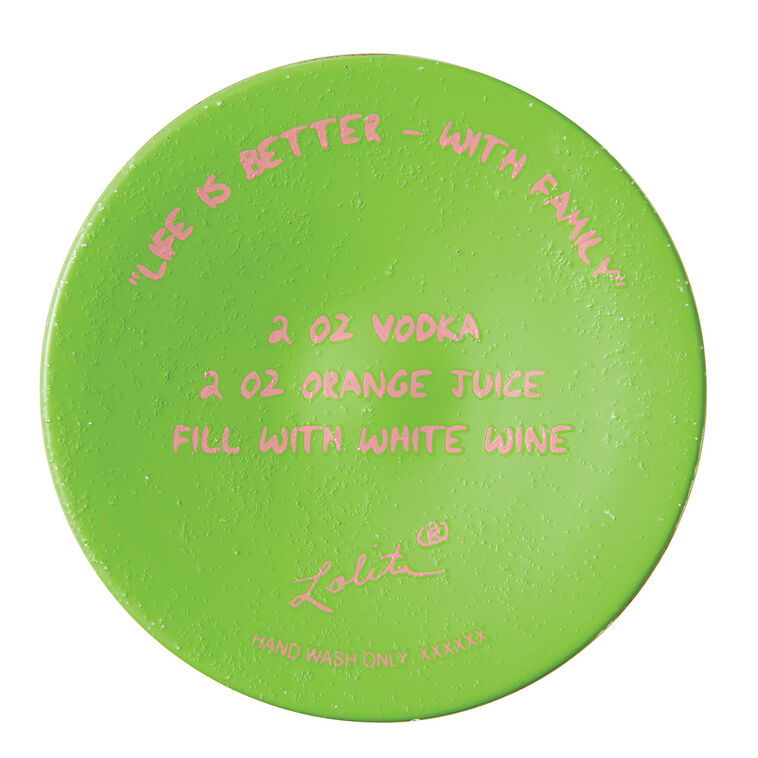 Life Is Better With Family Handpainted Wine Glass  image number 4