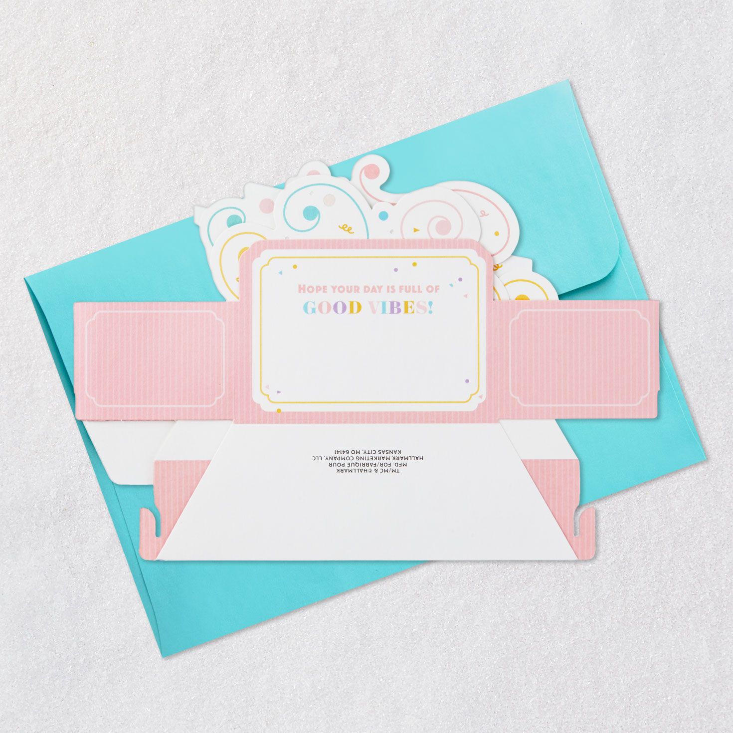 Good Vibes Confetti 3D Pop-Up Birthday Card for only USD 7.99 | Hallmark
