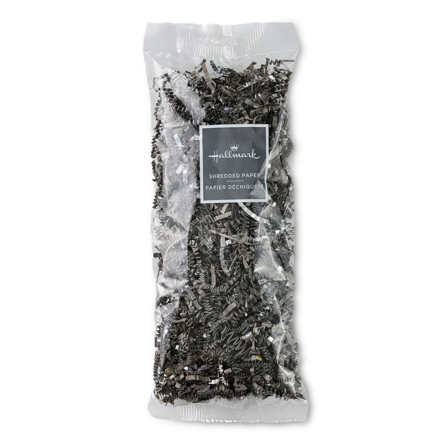 Slate Gray and Metallic Silver Shredded Paper package front image number 5