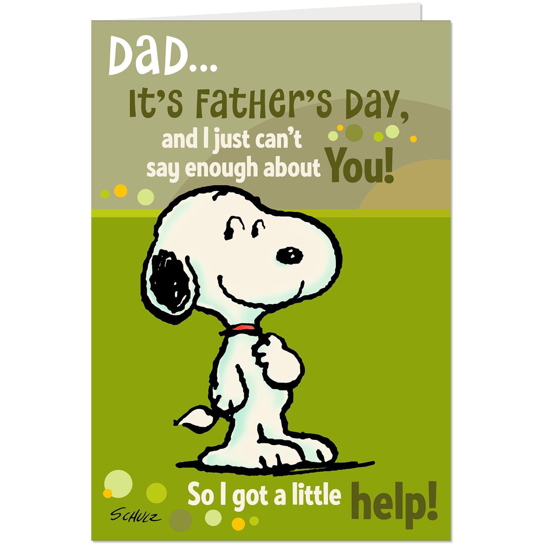 Peanuts® Snoopy Signs for Dad Pop Up Father's Day Card Greeting Cards