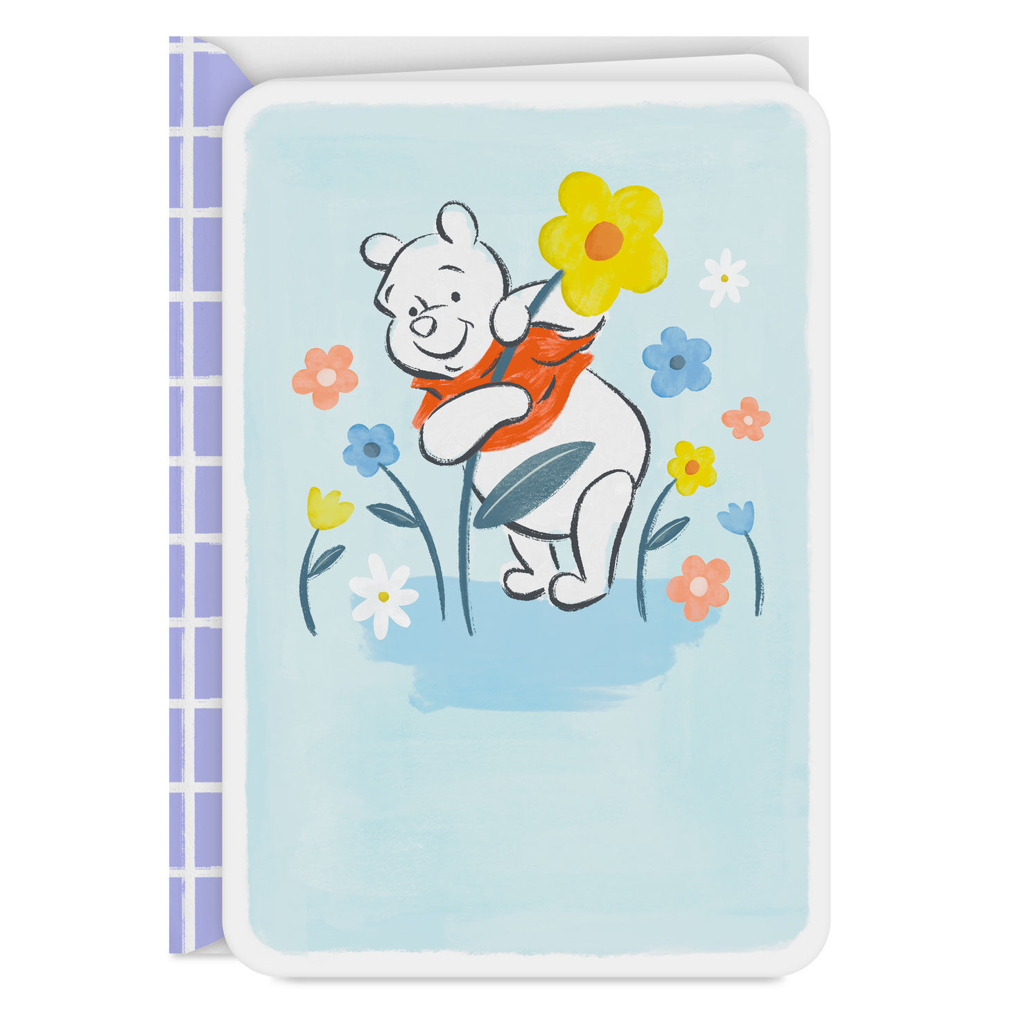 Disney Winnie the Pooh Happy Thoughts Thinking of You Card