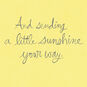 16" Ray of Sunshine Jumbo Encouragement Card, , large image number 2