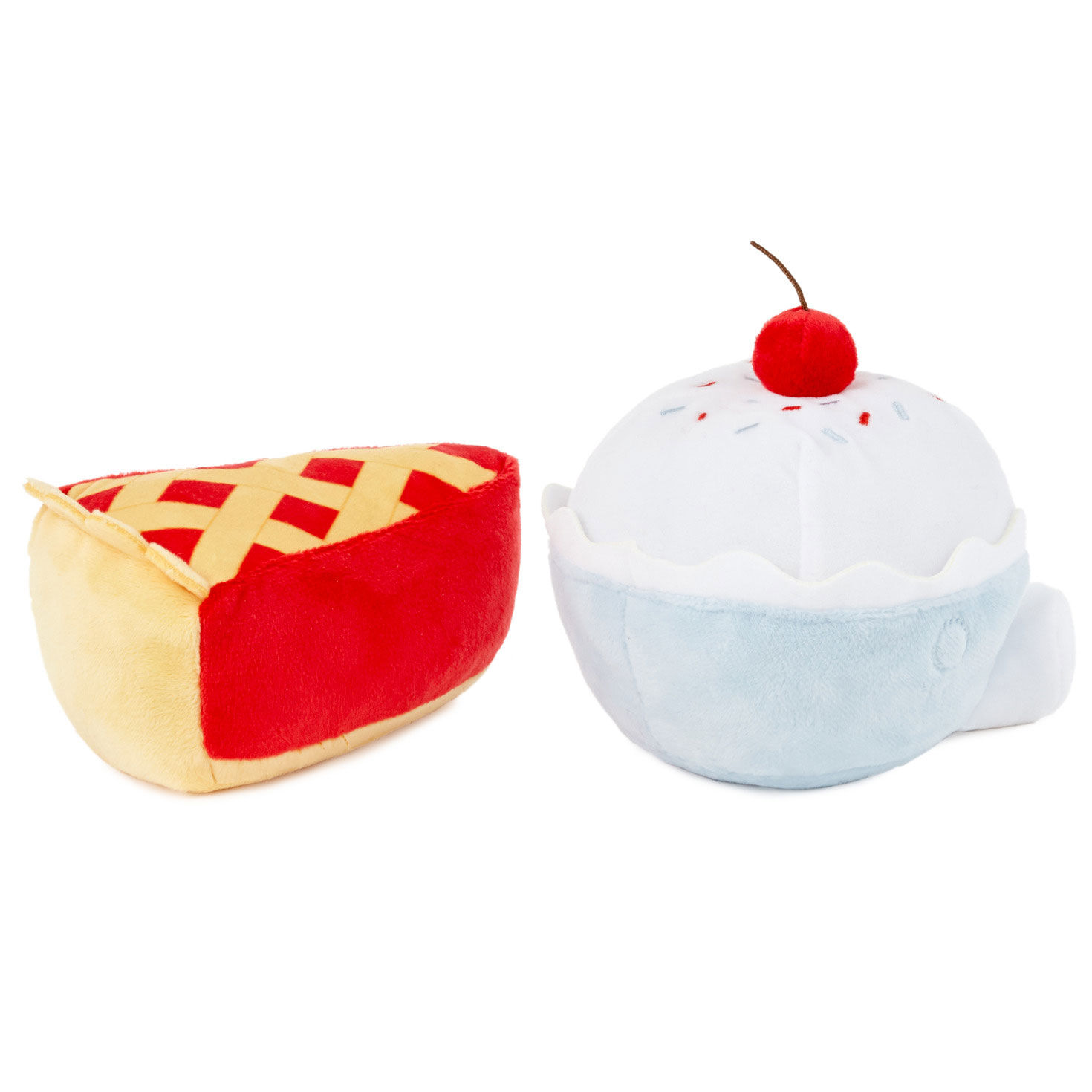 Better Together Cherry Pie and Ice Cream Magnetic Plush Pair, 5", , large image number 4