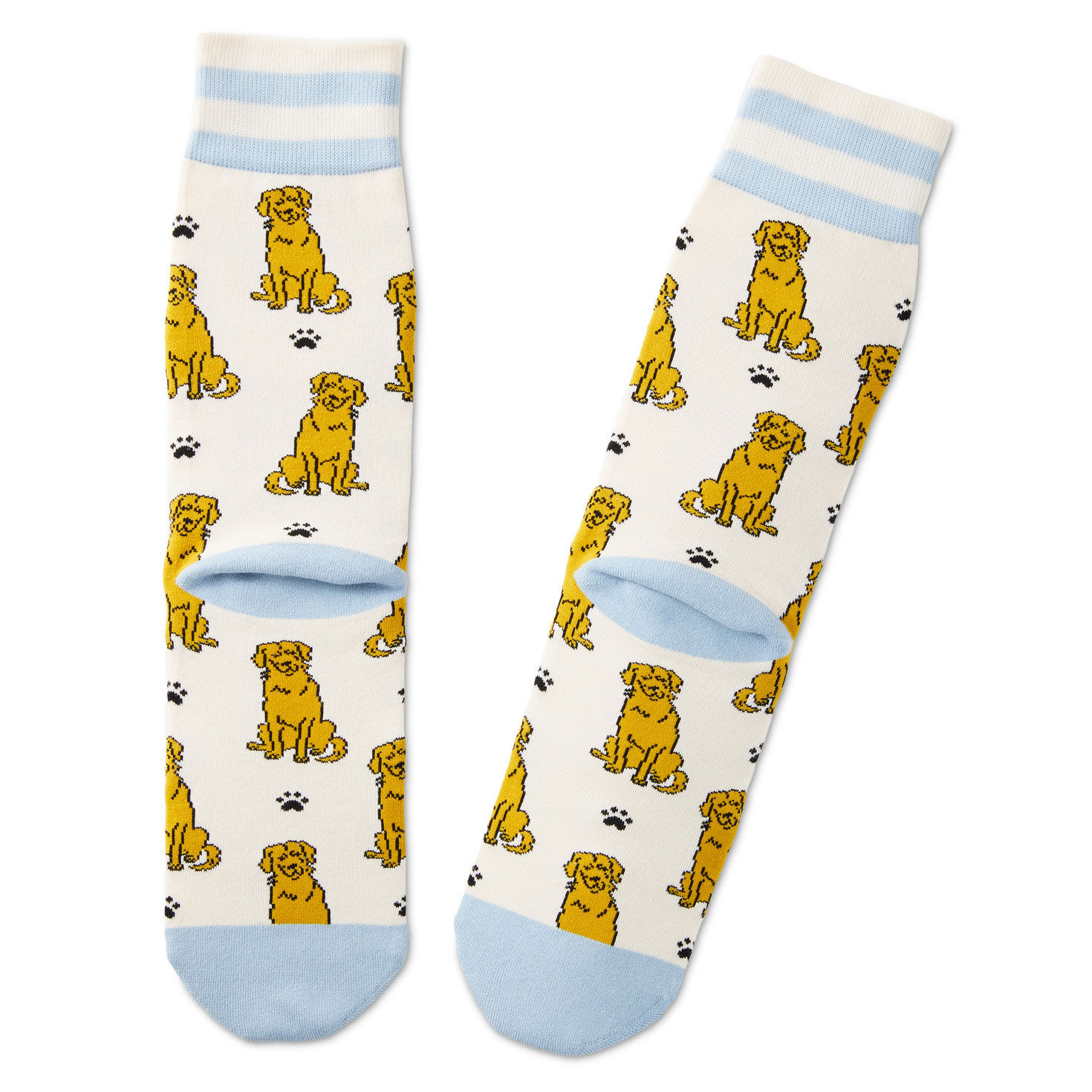 I Love My Golden Retriever Novelty Socks  image number 2
