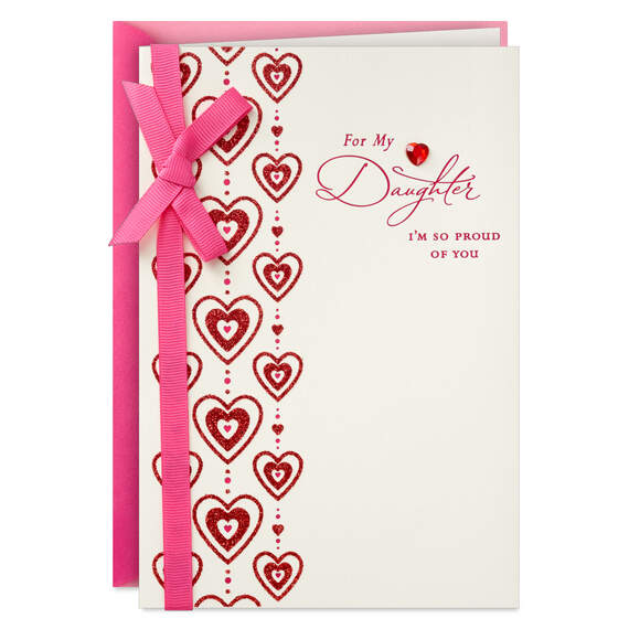 Pride and Joy Valentine's Day Card for Daughter, , large image number 1