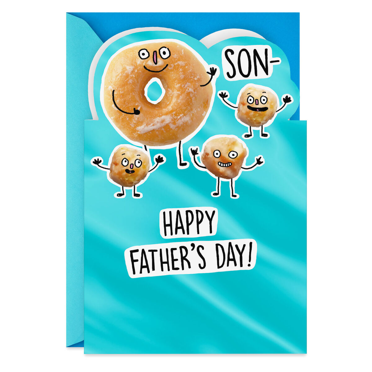 Donuts Funny Father's Day Card for Son - Greeting Cards - Hallmark