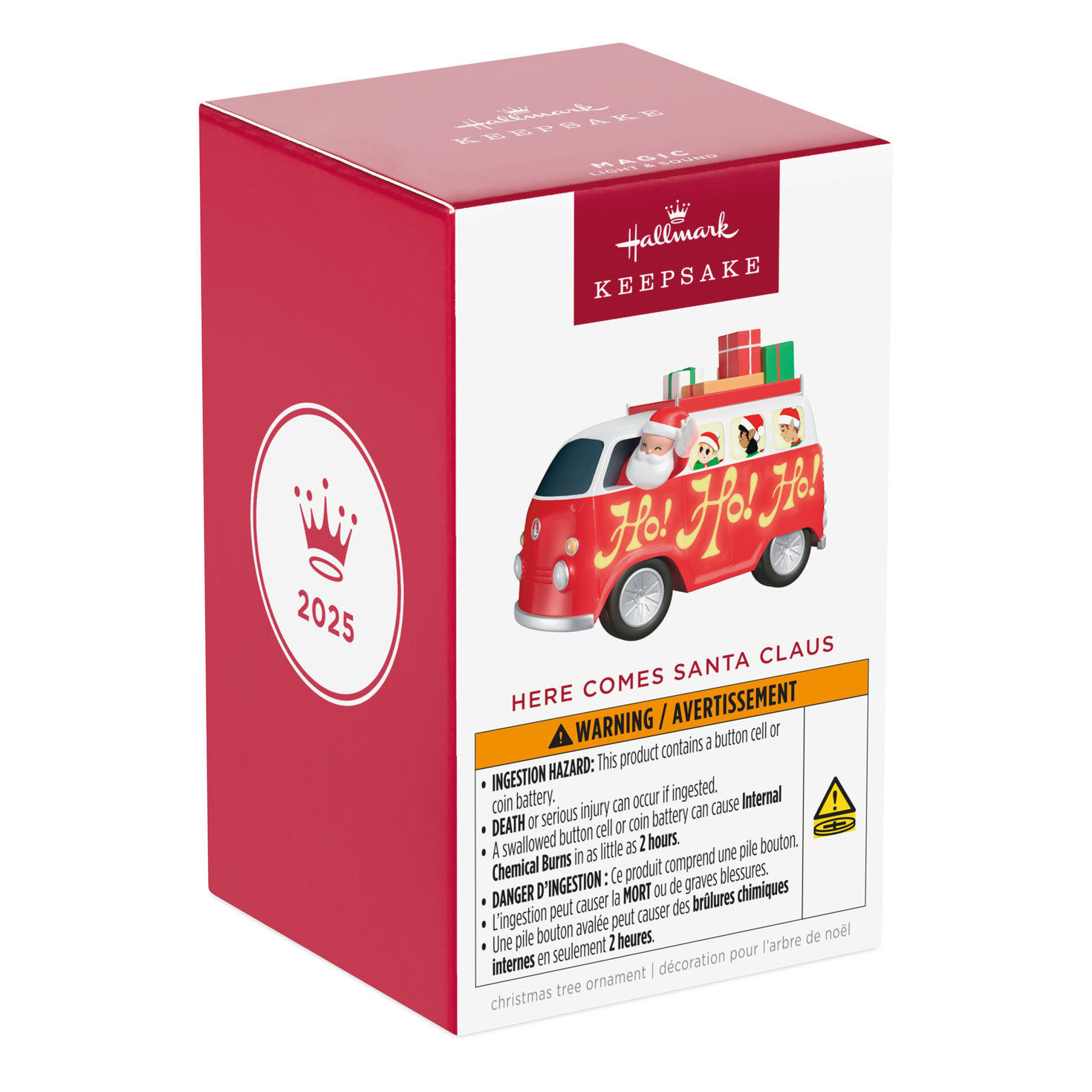 Santa and Elves in Van Keepsake Ornament package front image number 7