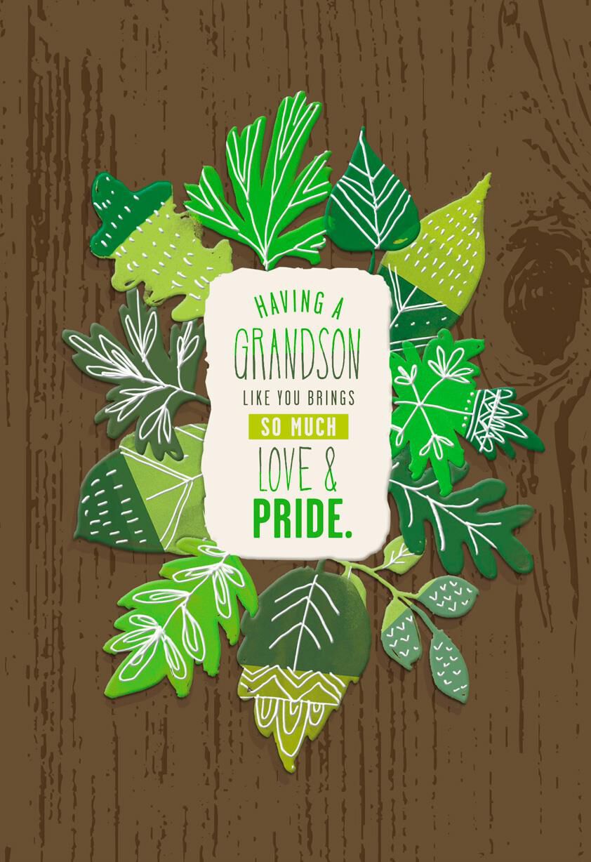 Celebrating You Today Birthday Card for Grandson