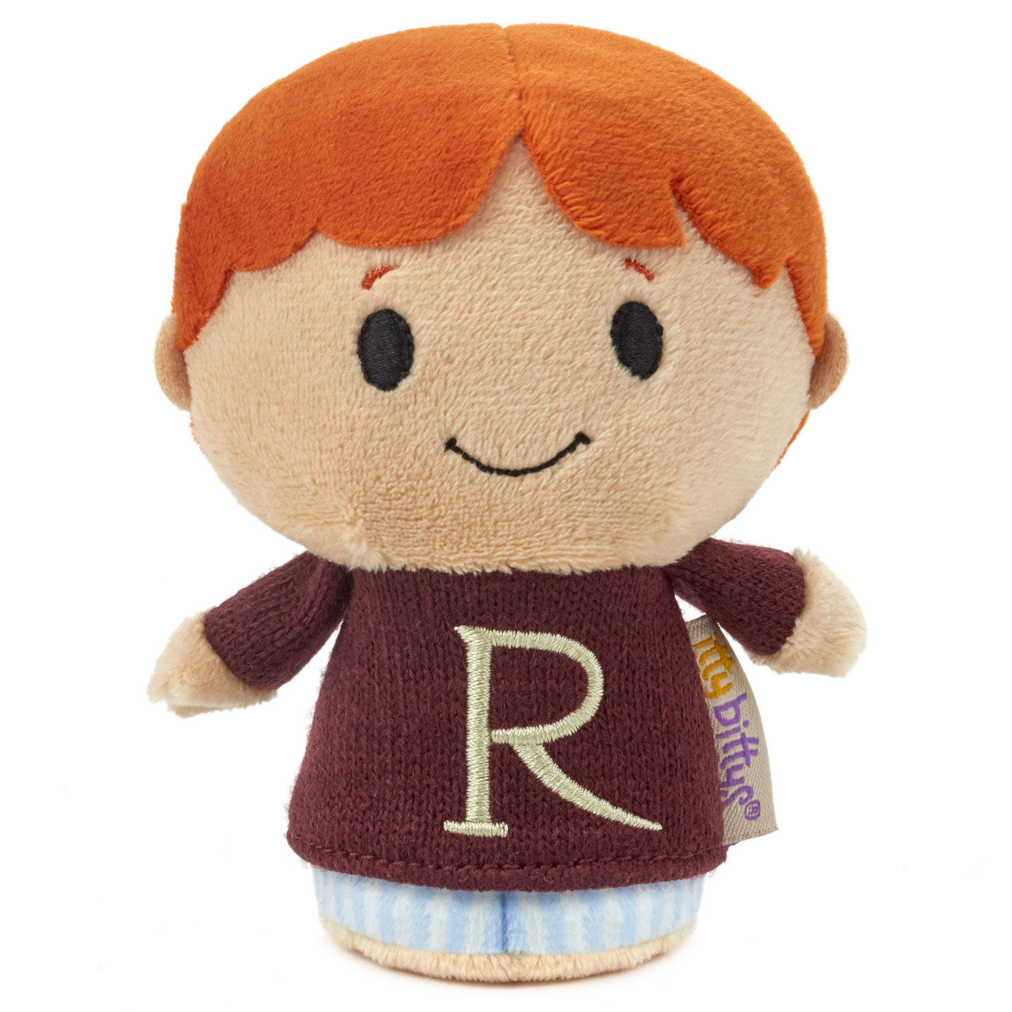 itty bittys Harry Potter Ron in Blue R Sweater Plush itty bittys Hallmark