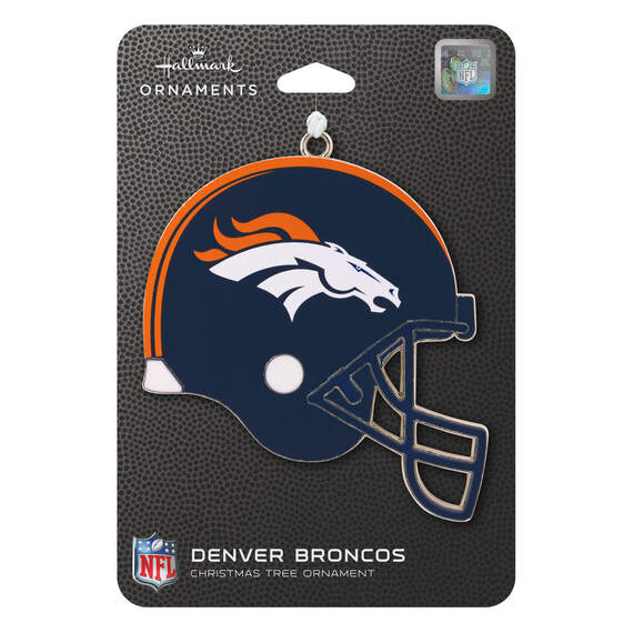 NFL Denver Broncos Football Helmet Metal Hallmark Ornament, , large image number 4
