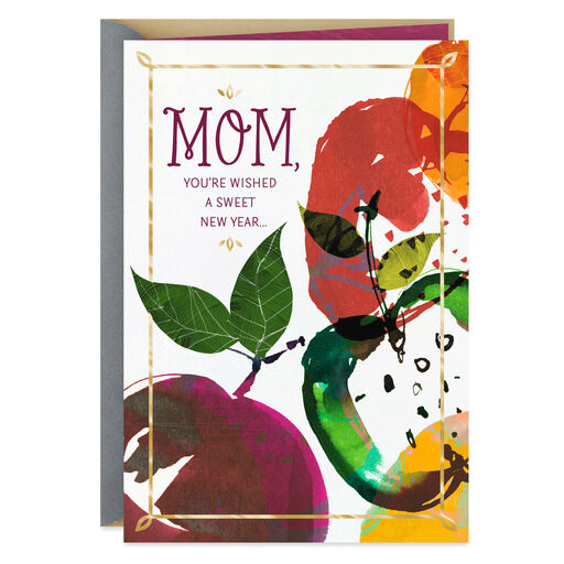Wishes for a Sweet New Year Rosh Hashanah Card for Mom, 