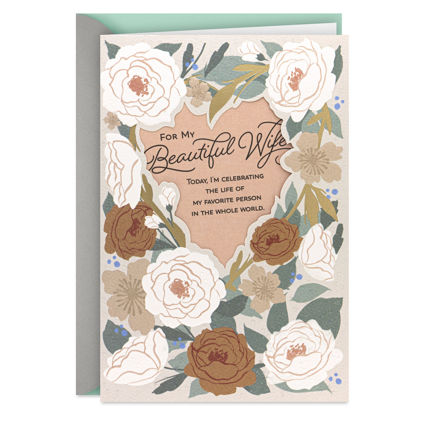 Celebrating My Favorite Person Religious Birthday Card for Wife