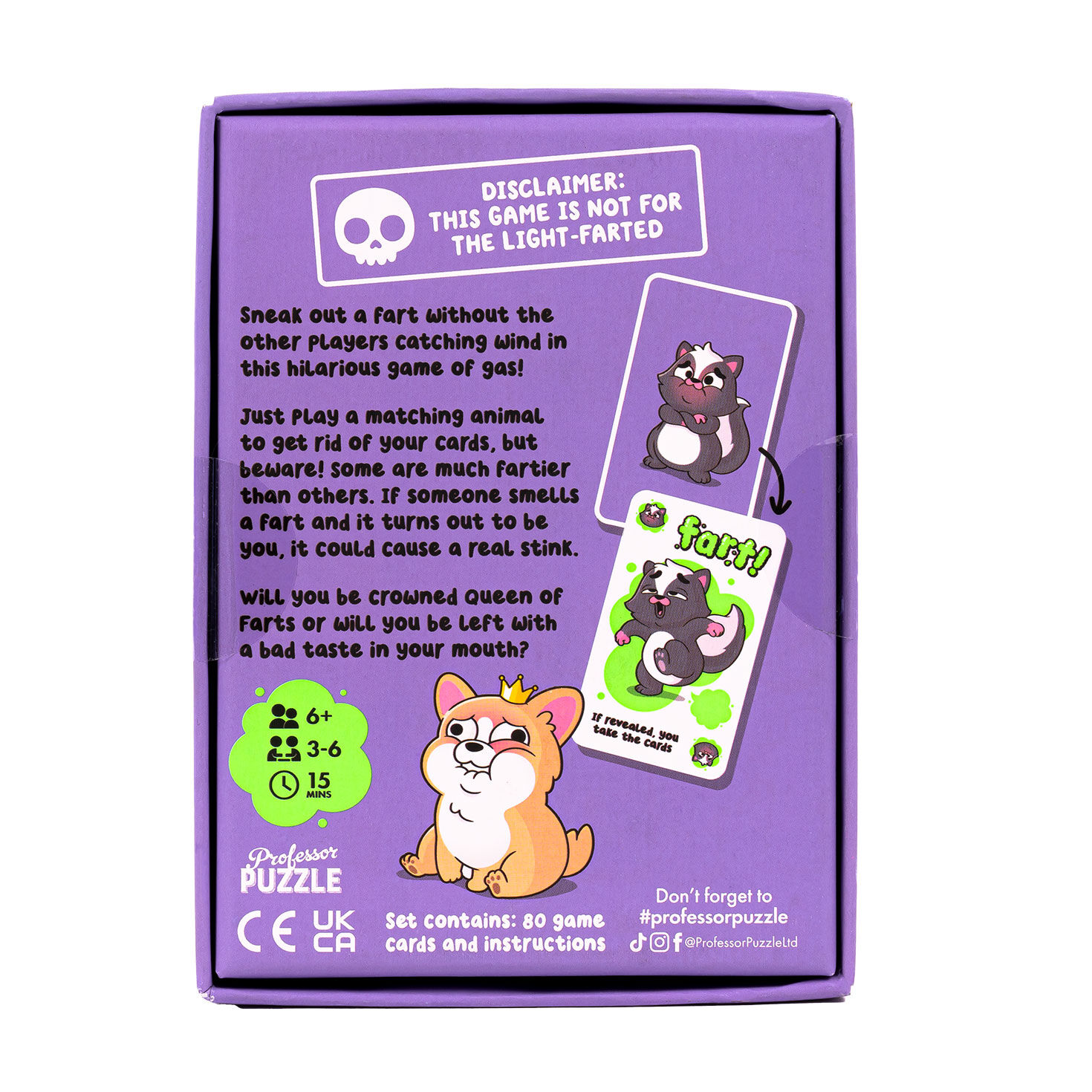 Professor Puzzle Queen of Farts Game for only USD 9.99 | Hallmark