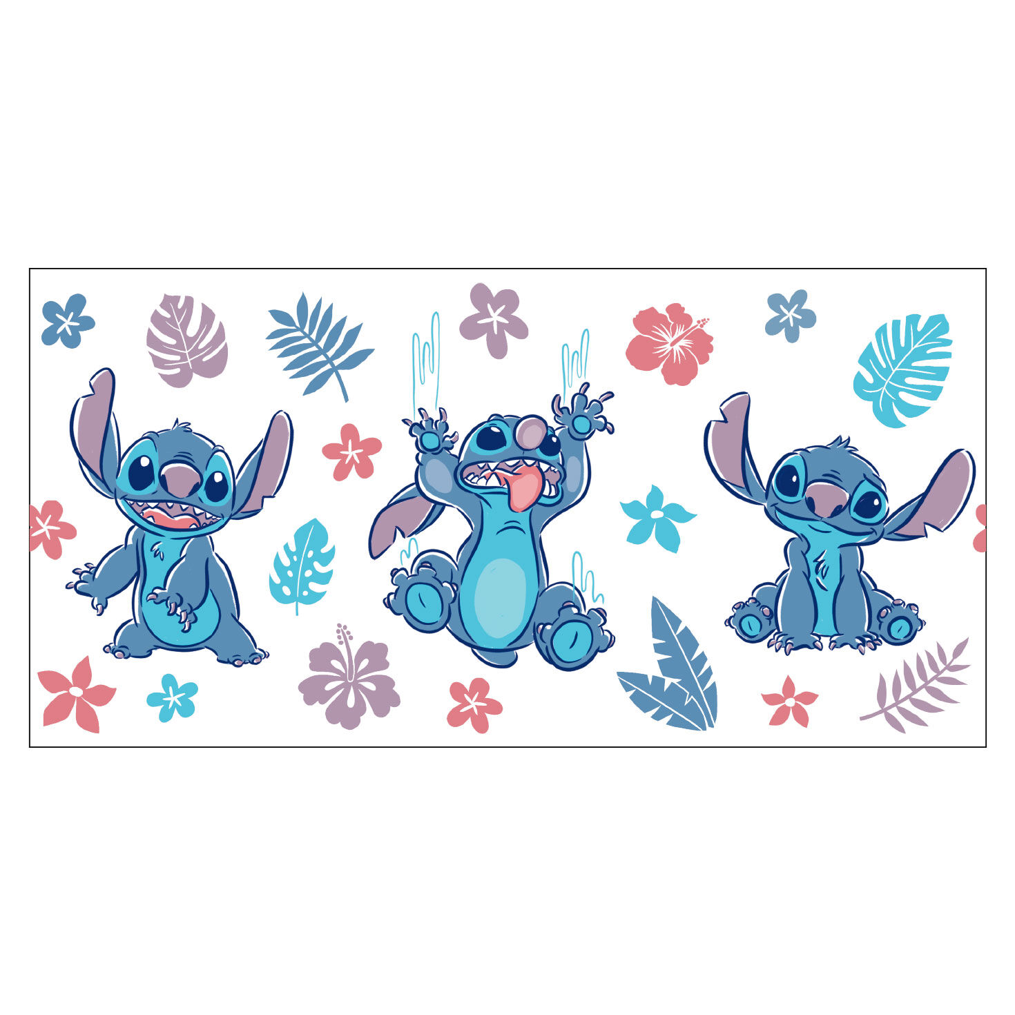 Disney Stitch Poses Collector Glass Full glass design  image number 2