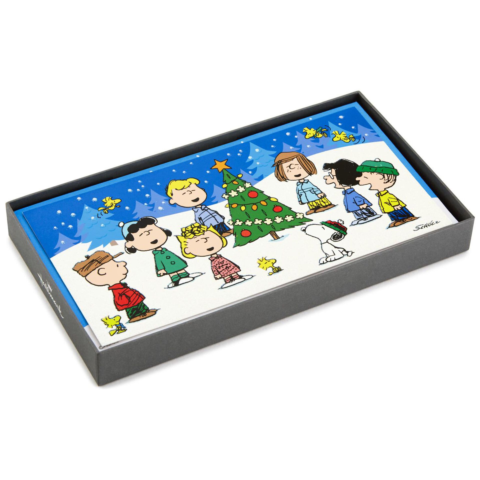 Peanuts® Gang Caroling Christmas Cards, Box of 16 - Boxed Cards - Hallmark