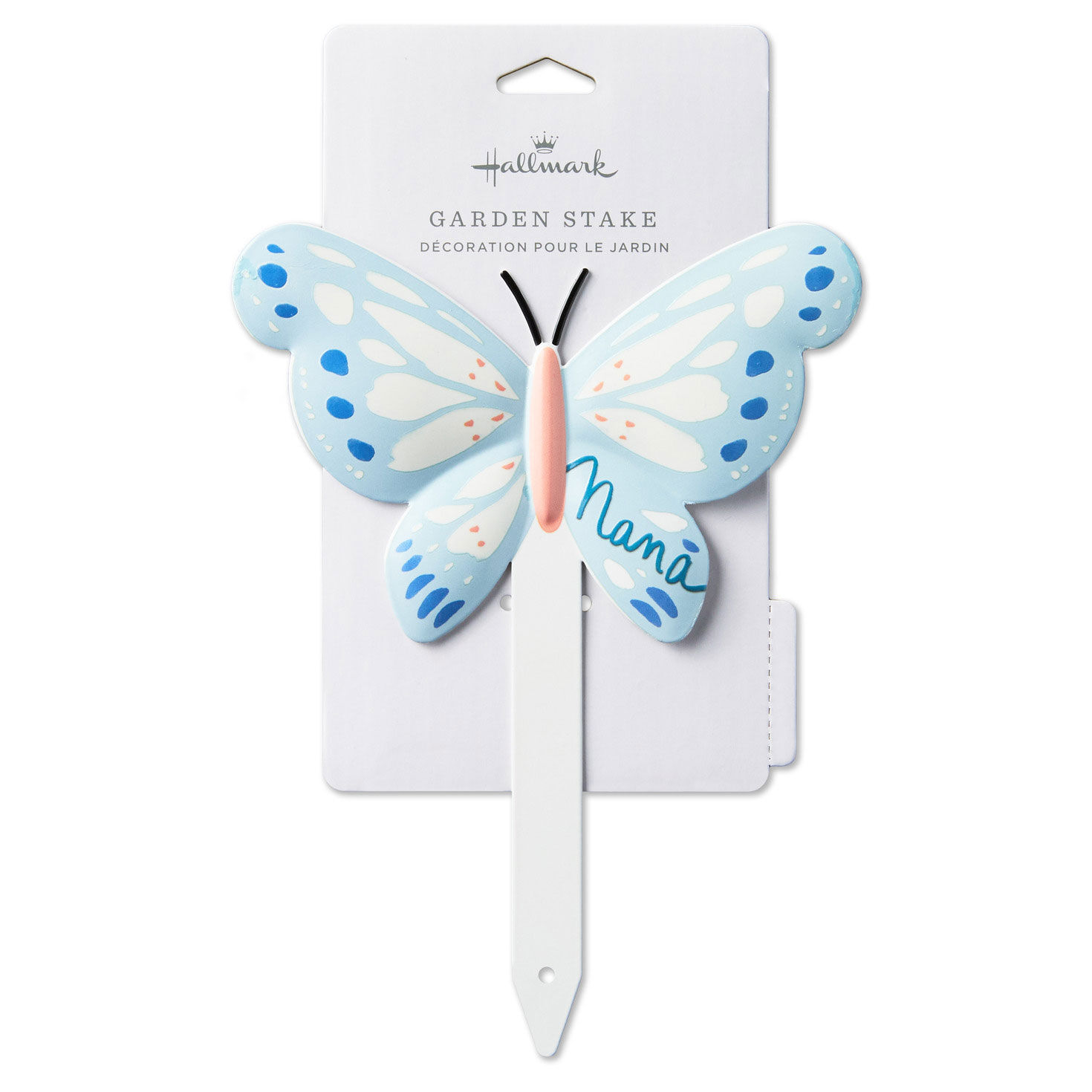 Blue and Pink Butterfly Garden Stake for Nana package image number 4