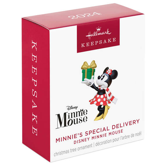 Mini Disney Minnie Mouse Minnie's Special Delivery Ornament, 1.31", , large image number 7
