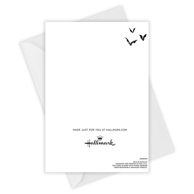 Retro Cat and Pumpkin Custom Halloween Card, , large image number 4