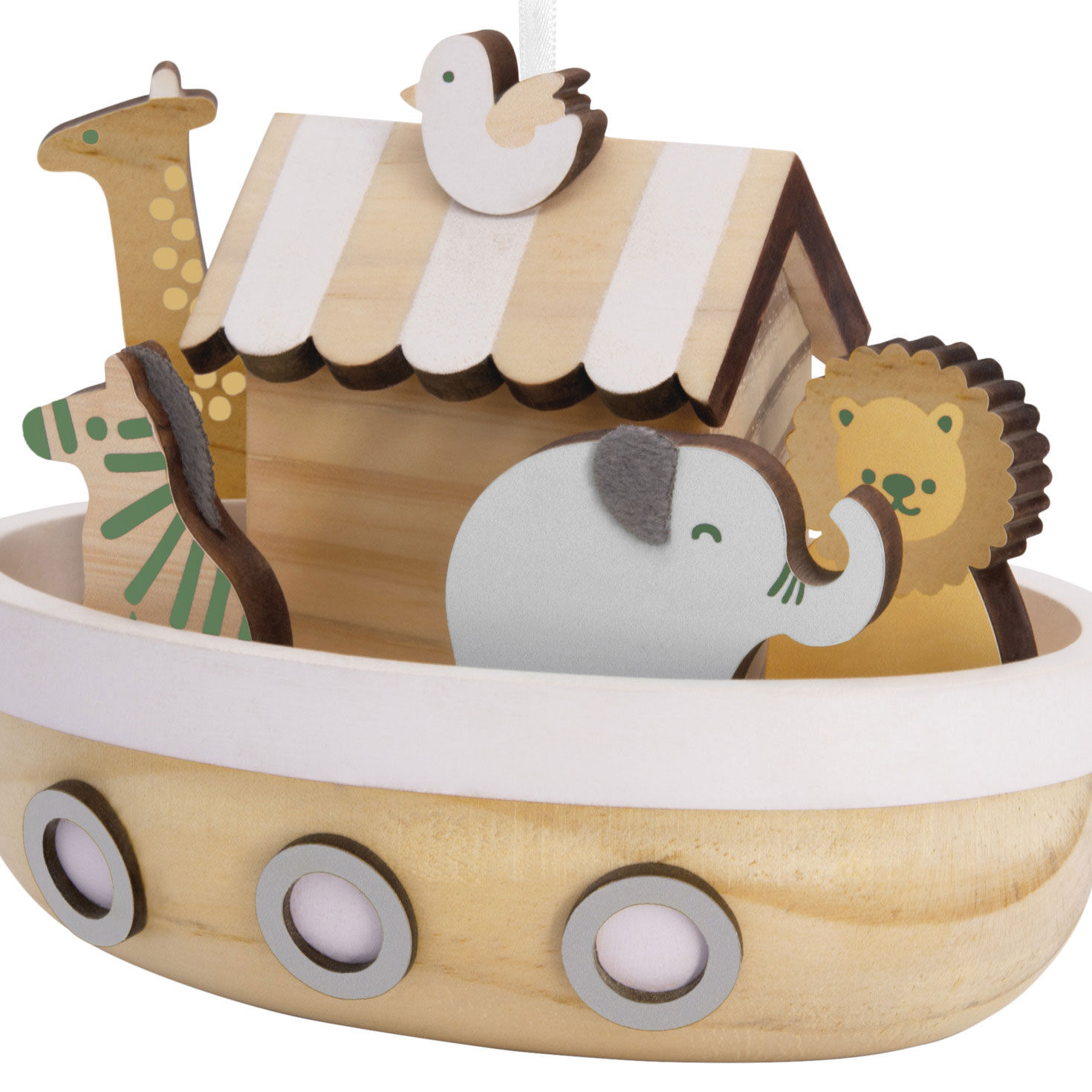 Signature Noah's Ark Wood Hallmark Ornament, , large image number 4
