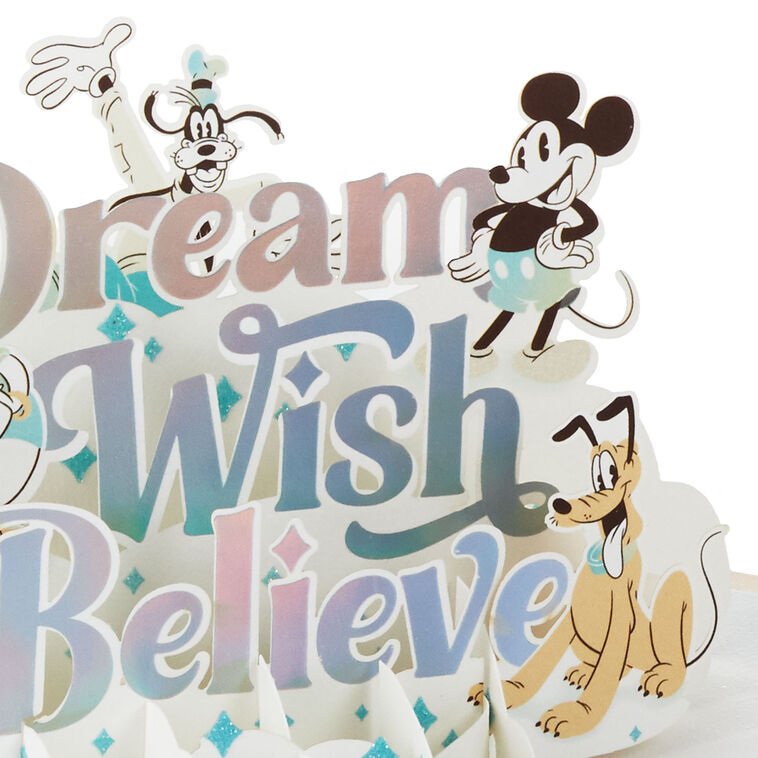 Disney 100 Years of Wonder Day Full of Wonder 3D Pop-Up Card - Greeting Cards | Hallmark Disney 100 Years of Wonder Day Full of Wonder 3D Pop-Up Card - Greeting Cards | Hallmark