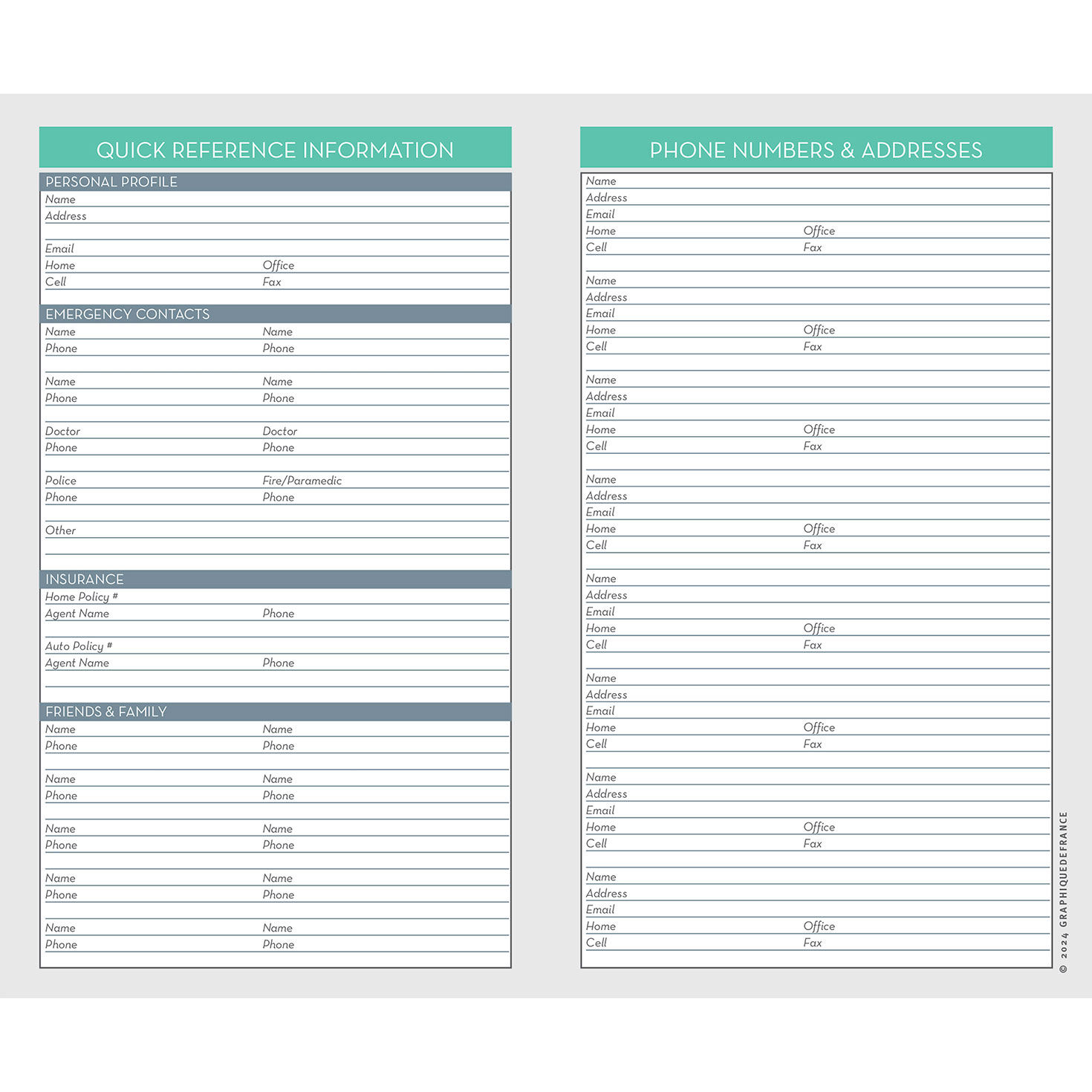 Graphique Island Paradise 2Year Pocket Planner, 20252026 Calendars
