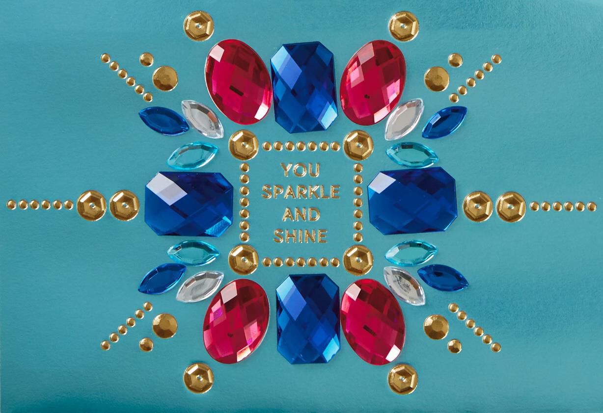 Sparkle and Shine Birthday Card