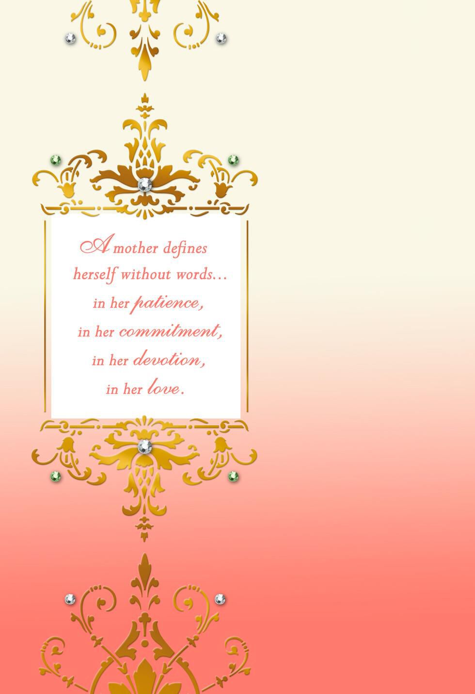 Defined by Your Actions Mother's Day Card
